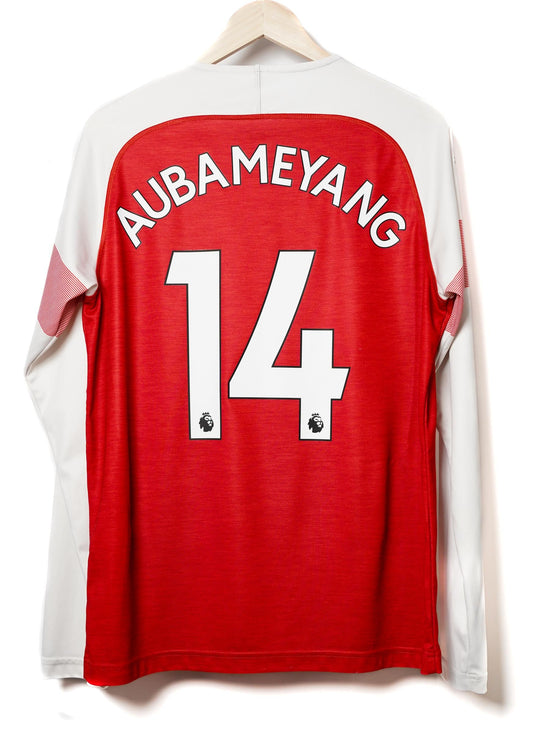 Arsenal Home Shirt L/S 2018/19 Aubameyang 14 (L)