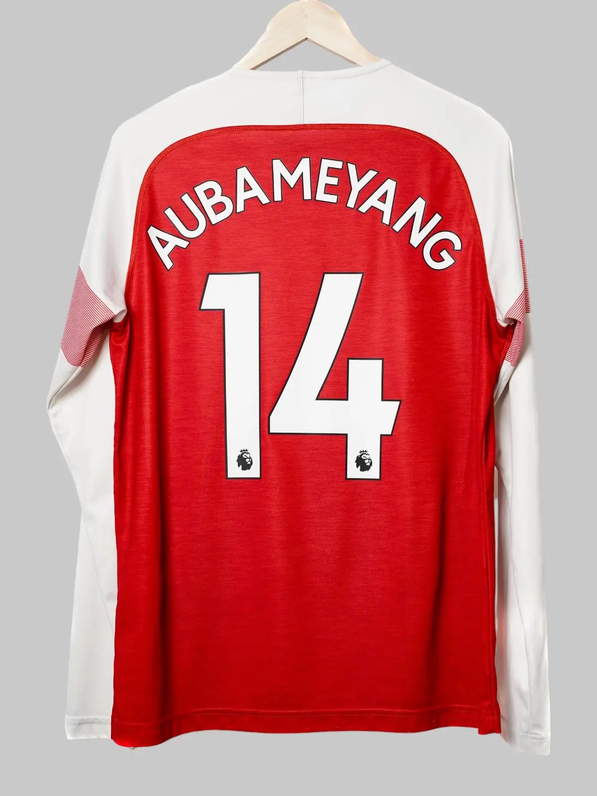 Arsenal Home Shirt L/S 2018/19 Aubameyang 14 (L)
