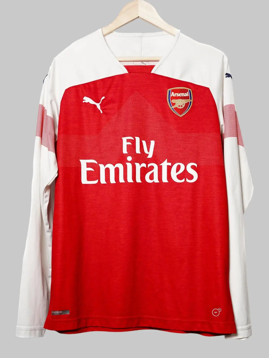 Arsenal Home Shirt L/S 2018/19 Aubameyang 14 (L)