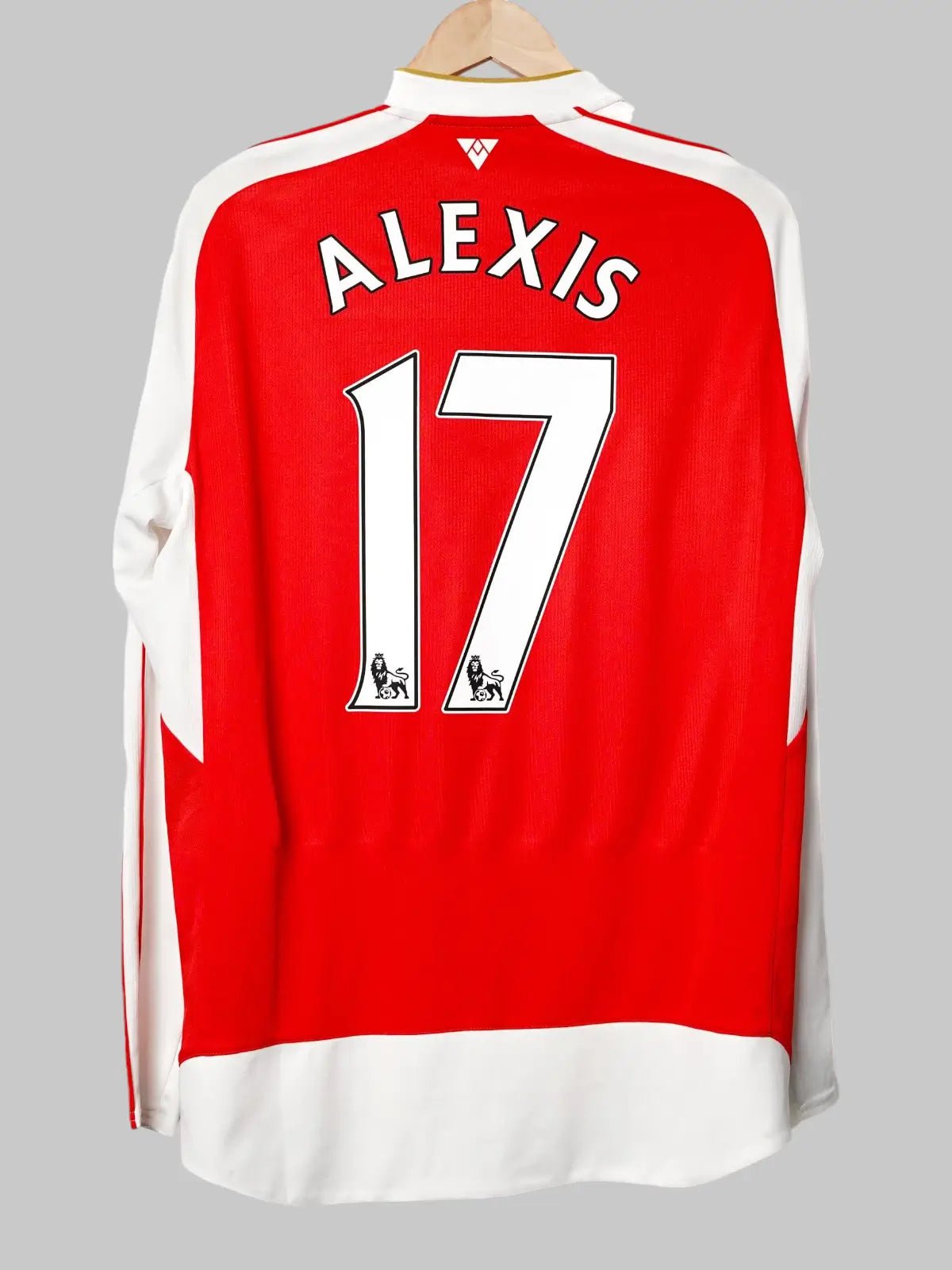 Arsenal L/S Home Shirt 2015/16 Alexis 17 (L)