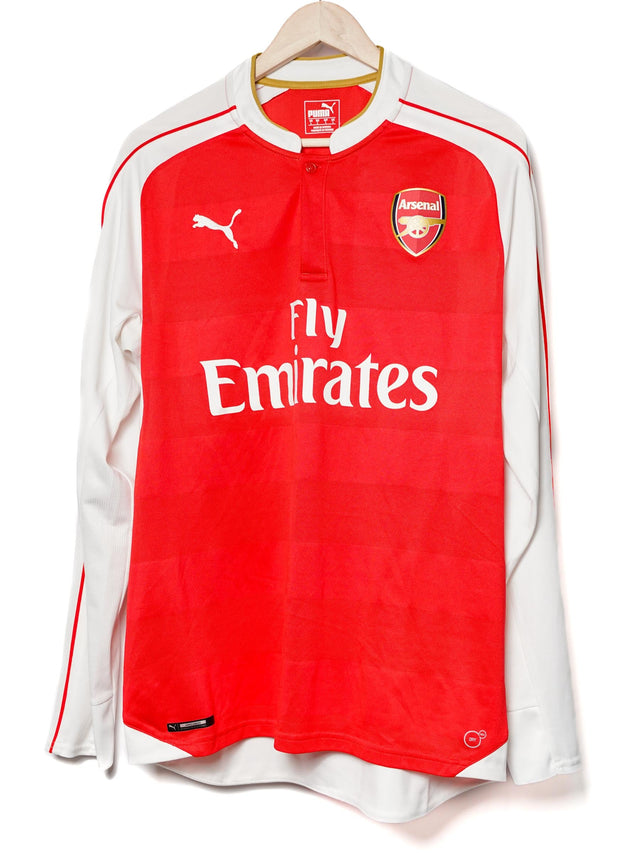 Arsenal L/S Home Shirt 2015/16 Alexis 17 (L)