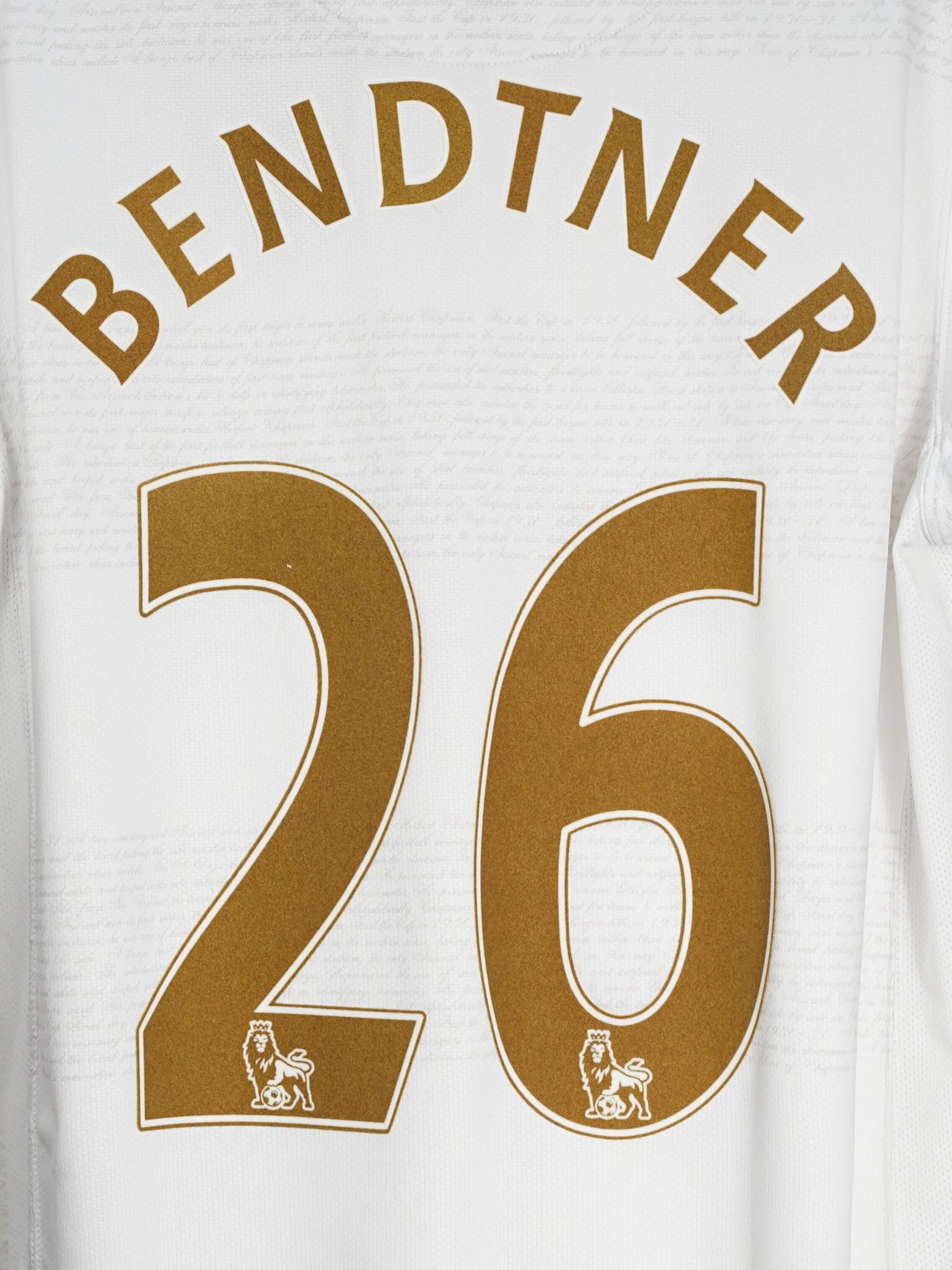 Arsenal Third Shirt 2007/8 Bendtner 26 (L)