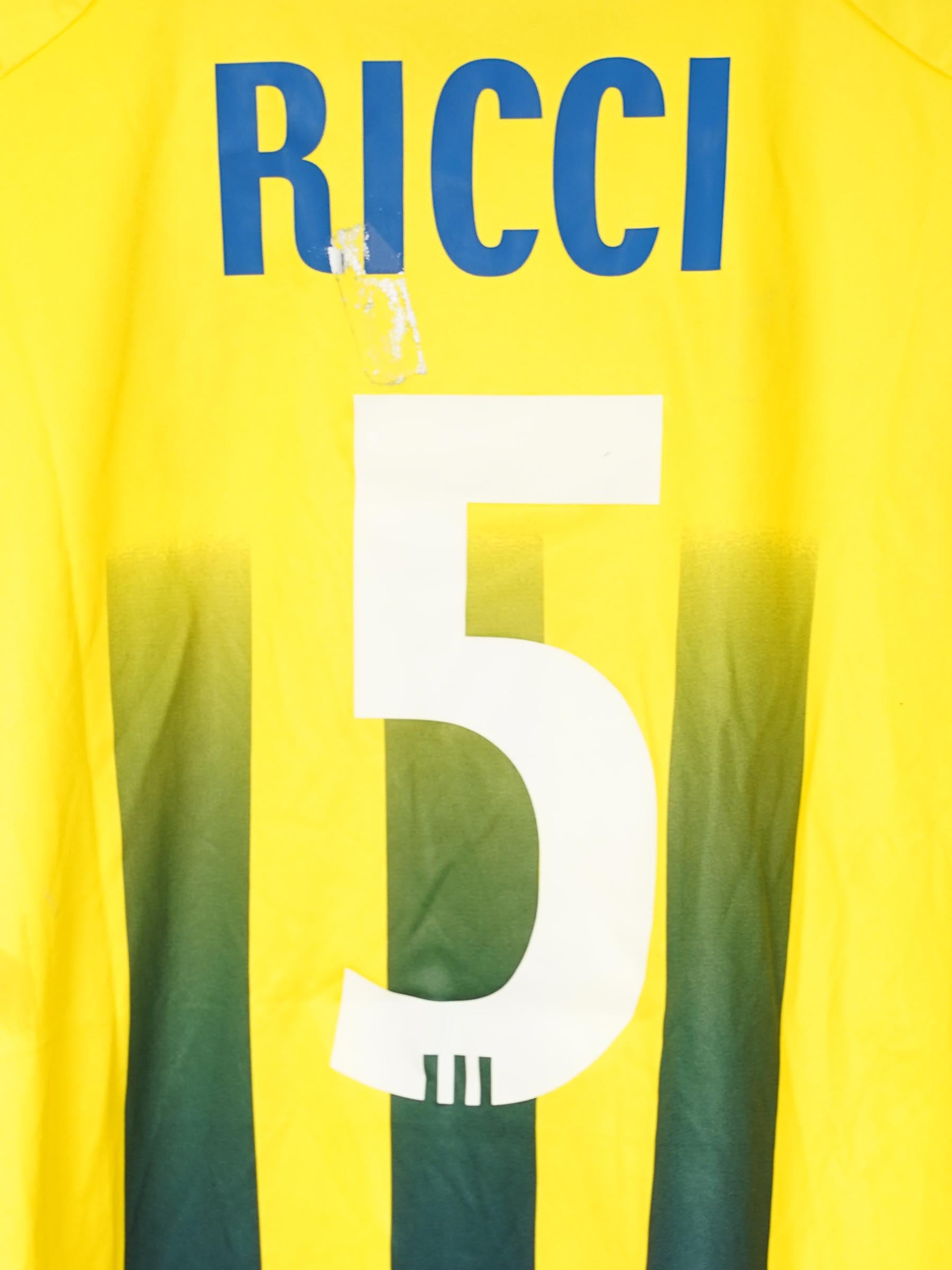 AS Cervia Away Shirt 2004/05 Match Worn Ricci 5 (L)