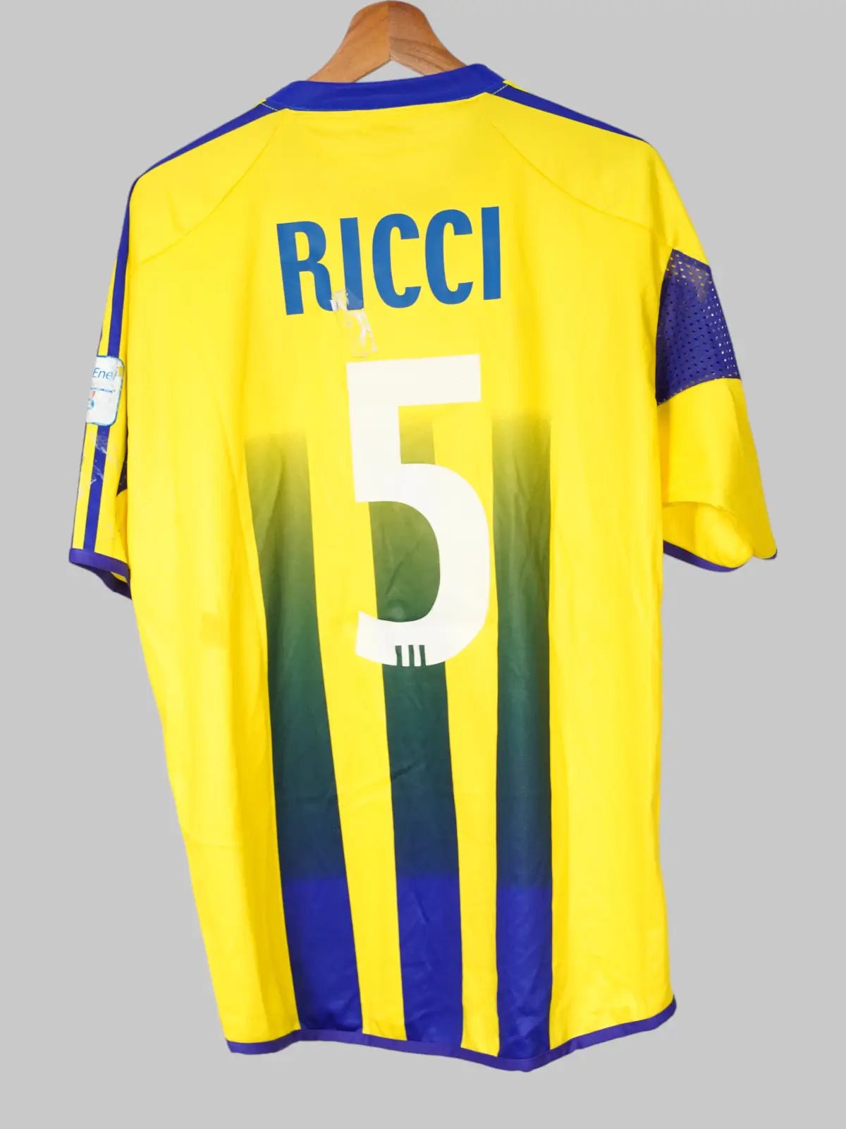 AS Cervia Away Shirt 2004/05 Match Worn Ricci 5 (L)