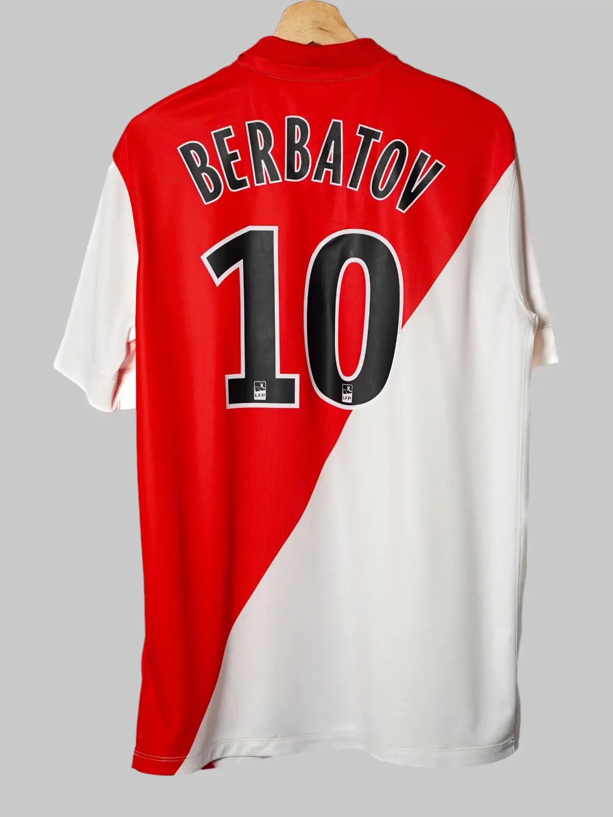 AS Monaco Home Shirt 2014/15 Berbatov 10 (L)