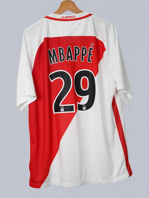 AS Monaco Home Shirt 2016/17 Mbappe 29 (XL)