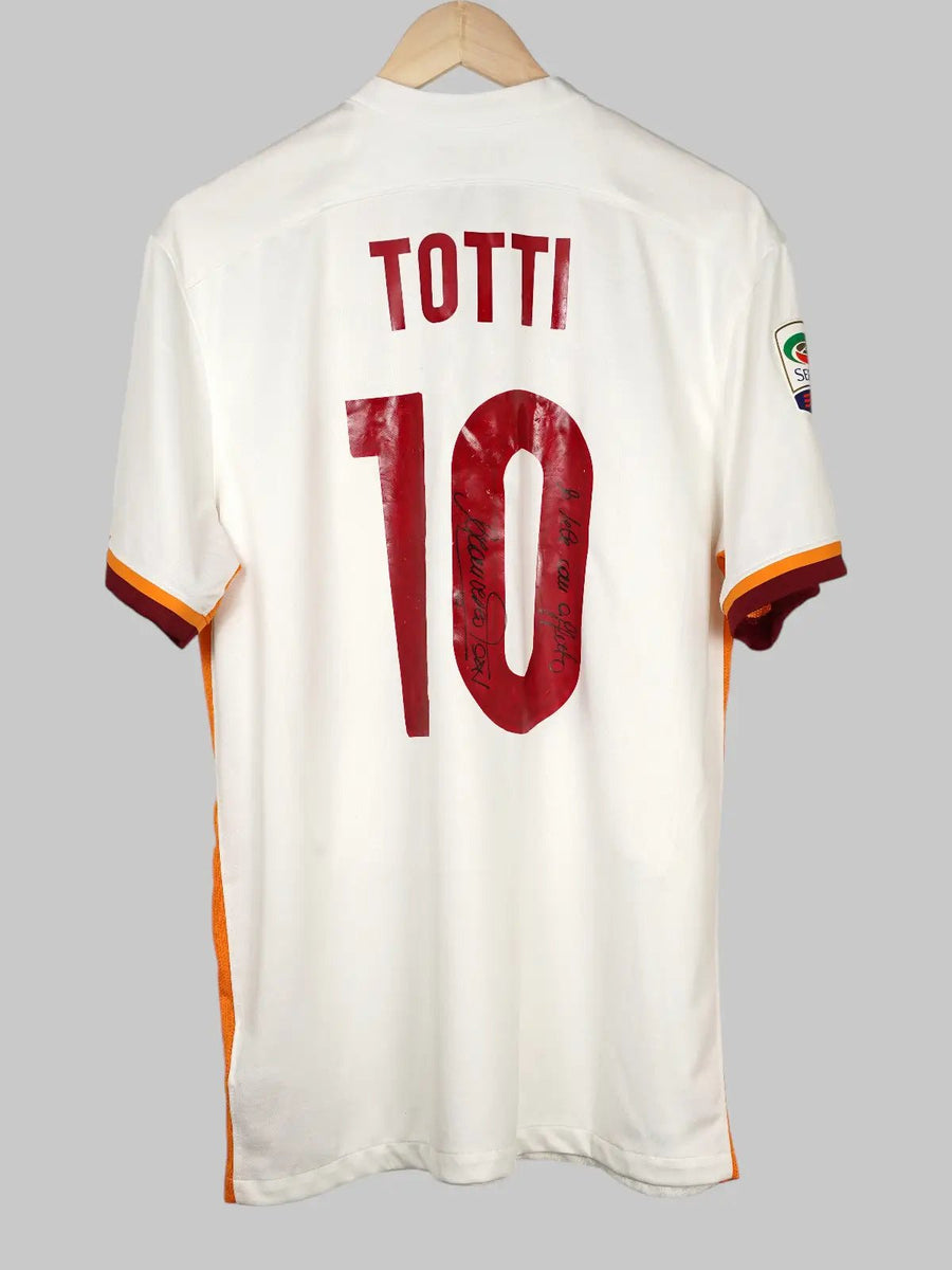 2015/16 AS Roma Totti #10 Away Shirt (L) Nike – First11 2015/16 AS Roma Totti #10 Away Shirt (L) Nike – First11