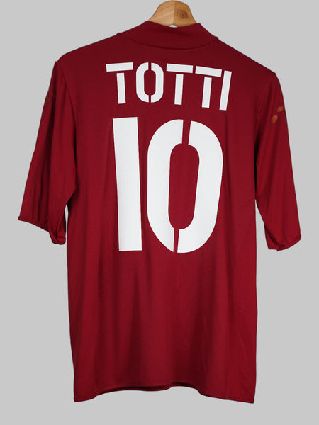 2003/04 AS Roma Totti #10 Home Shirt (M) Diadora | First11