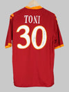 AS Roma Home Shirt 2009/10 Toni #30 Signed (XL)