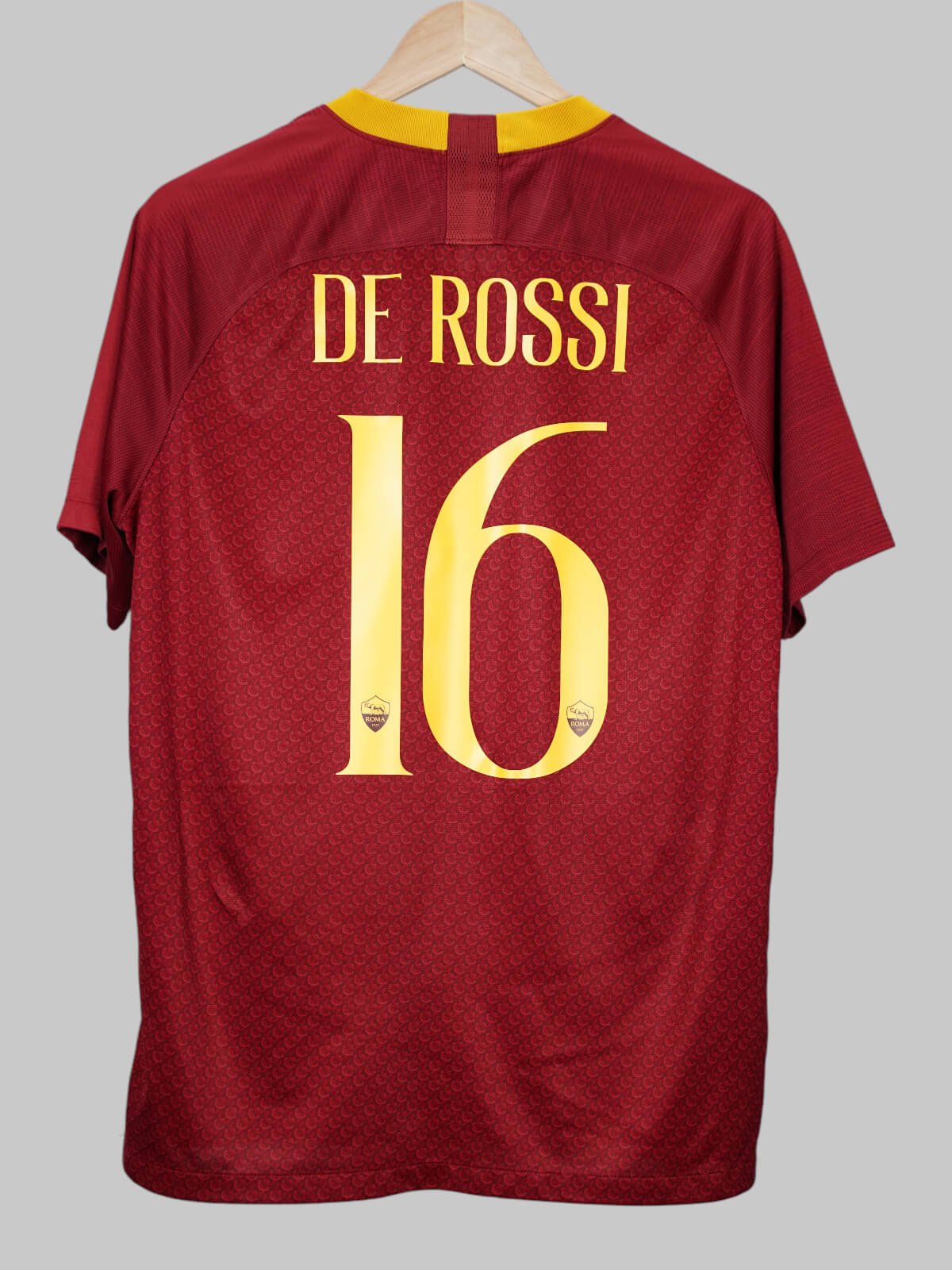 2018/19 AS Roma De Rossi #16 Home Shirt (L) Nike | First11