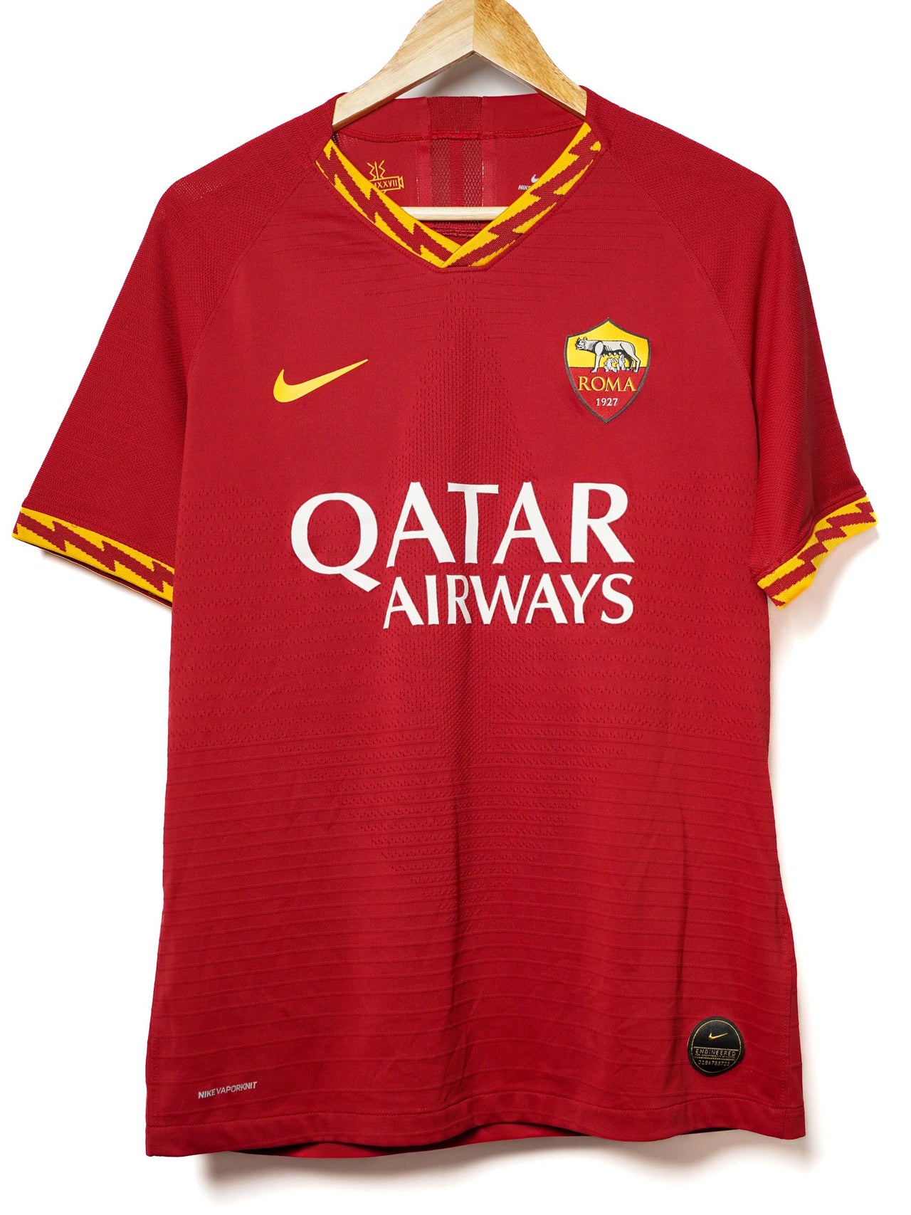 AS Roma Home Shirt Vaporknit 2019/20 De Rossi 16 (M)