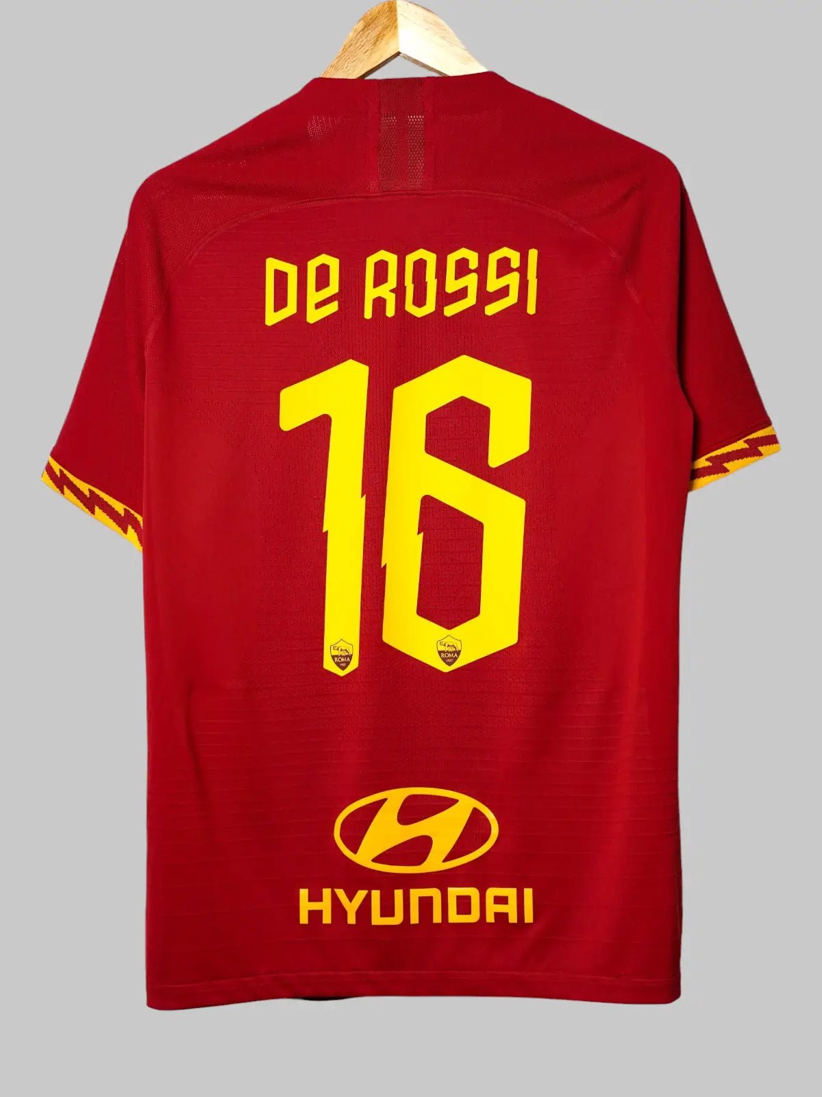 AS Roma Home Shirt Vaporknit 2019/20 De Rossi 16 (M)