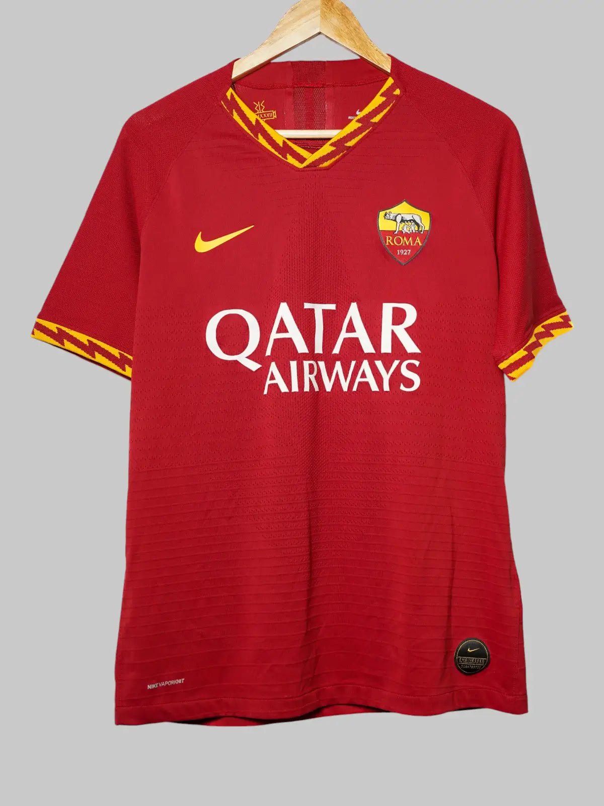 AS Roma Home Shirt Vaporknit 2019/20 De Rossi 16 (M)