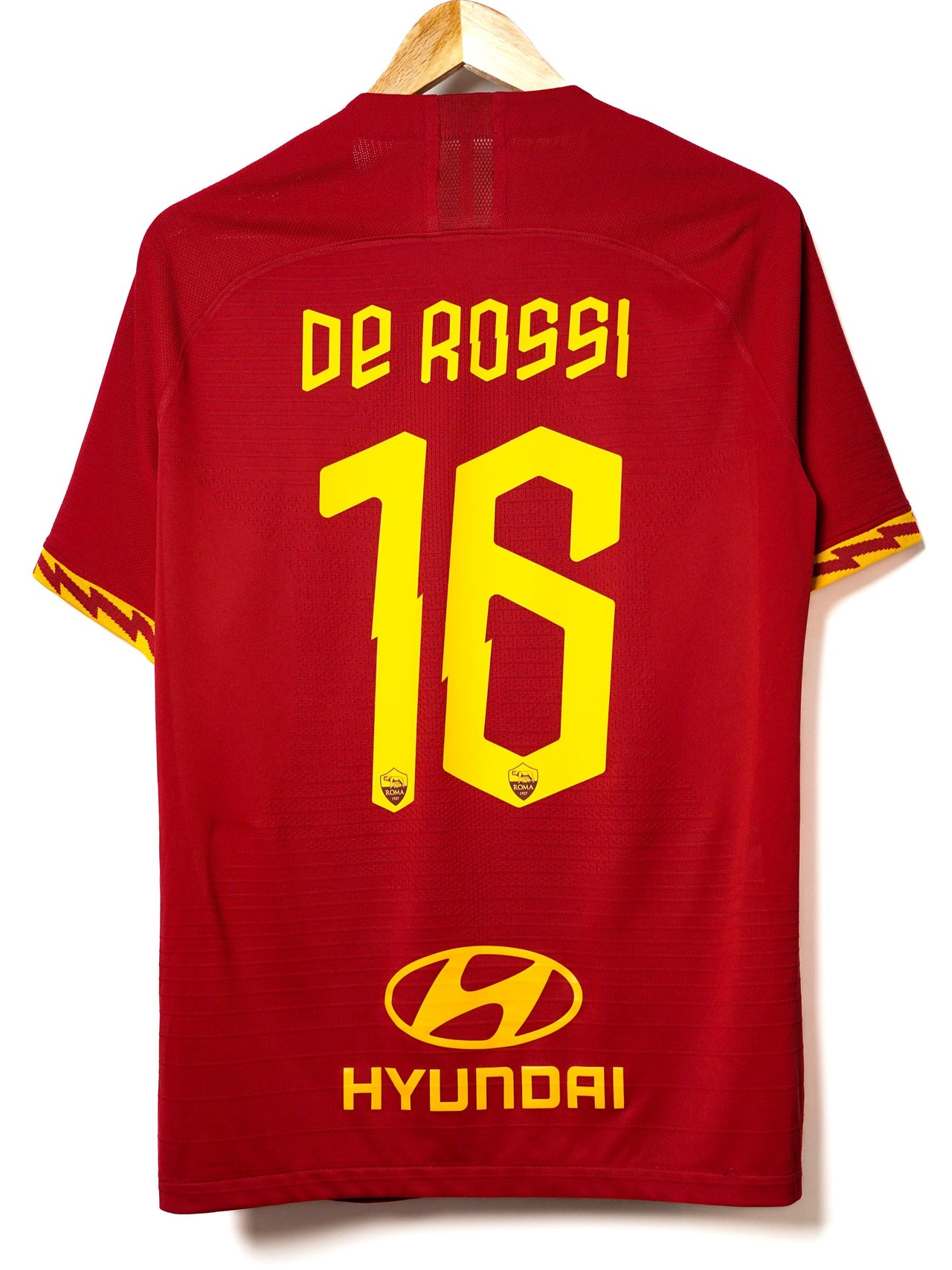 AS Roma Home Shirt Vaporknit 2019/20 De Rossi 16 (M)