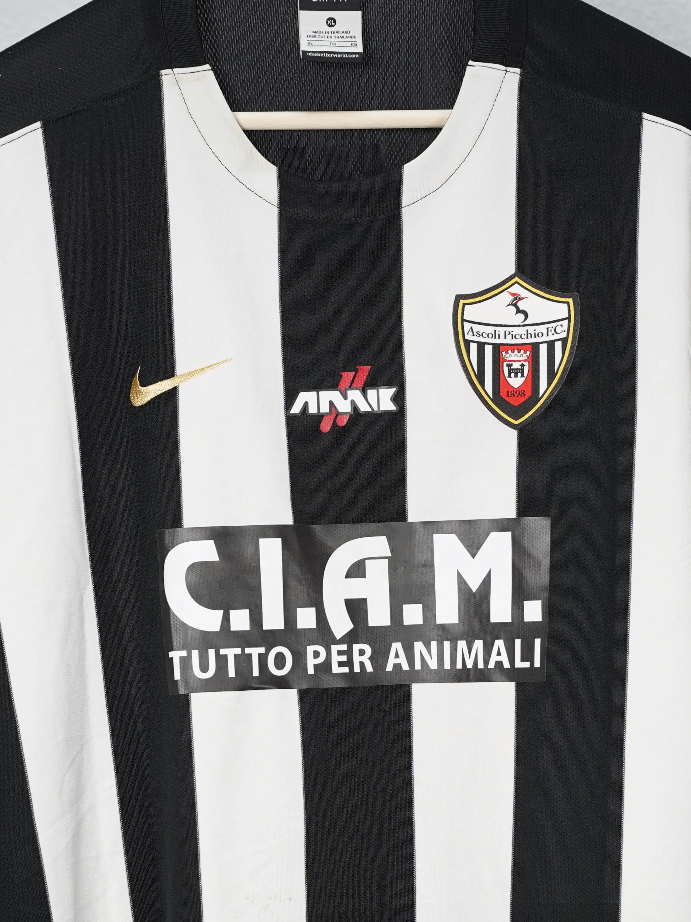 Ascoli Home Shirt 2017/18 Favilli 30 (XL)