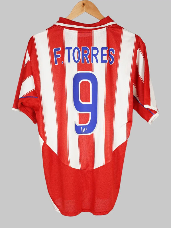 Atletico Madrid Home Shirt 2003/4 Torres #9 (M)