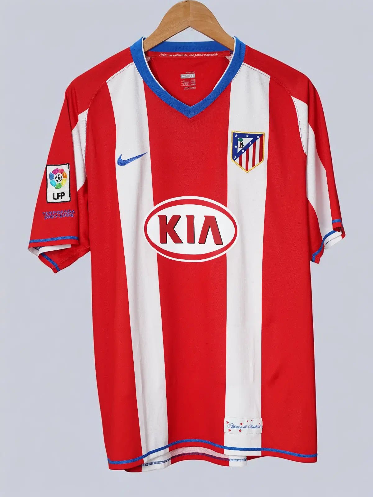 Atletico Madrid Home Shirt 2007/8 Maxi 11 (XL)