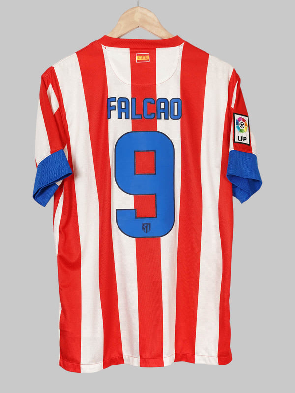 Atletico Madrid Home Shirt 2011/12 Falcao #9 Signed (M)