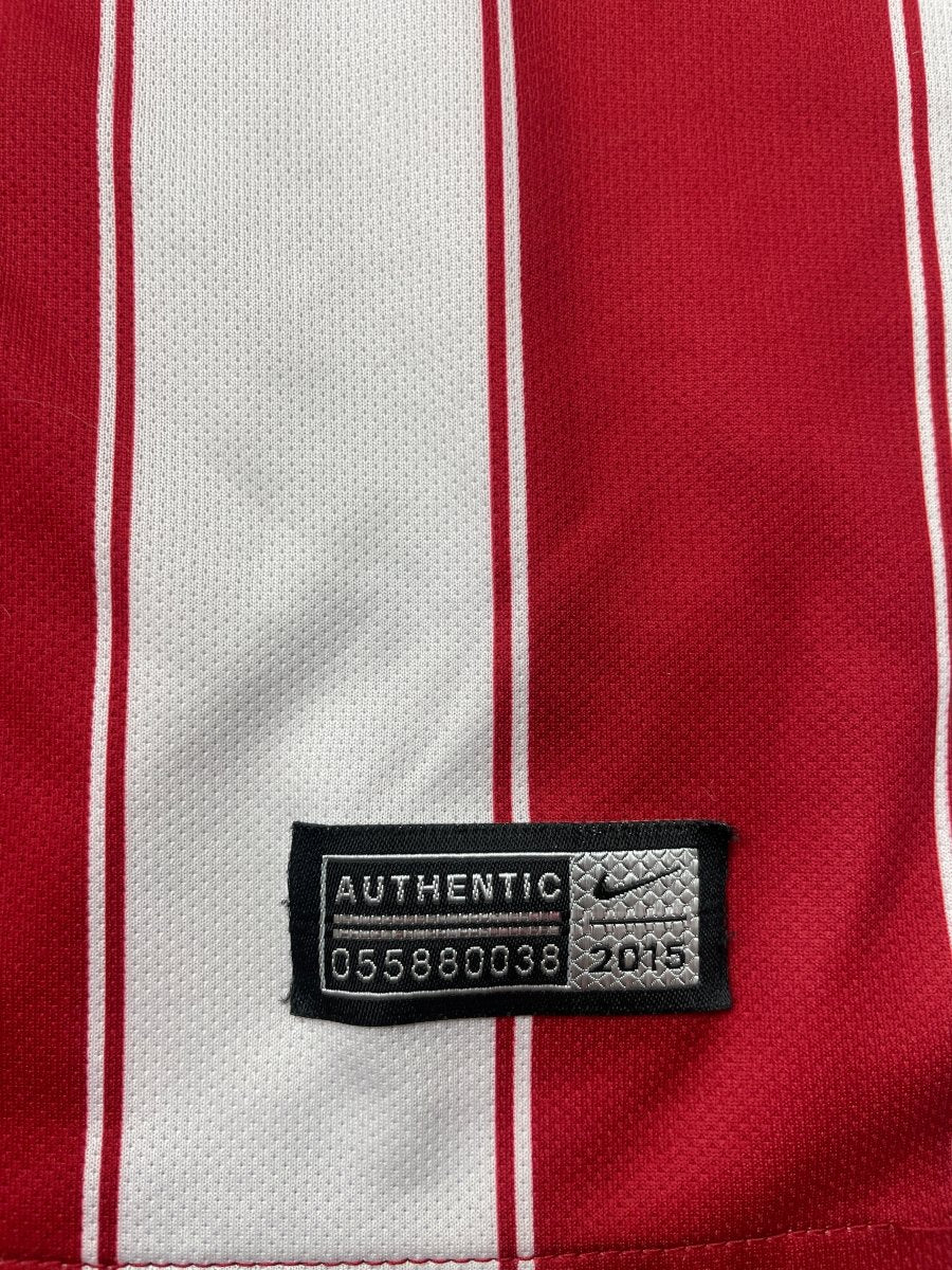 Atletico Madrid Home Shirt 2015/16 - 9/10 - XL