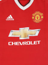 2015/16 Manchester United Beckham #7 Home Shirt (S)
