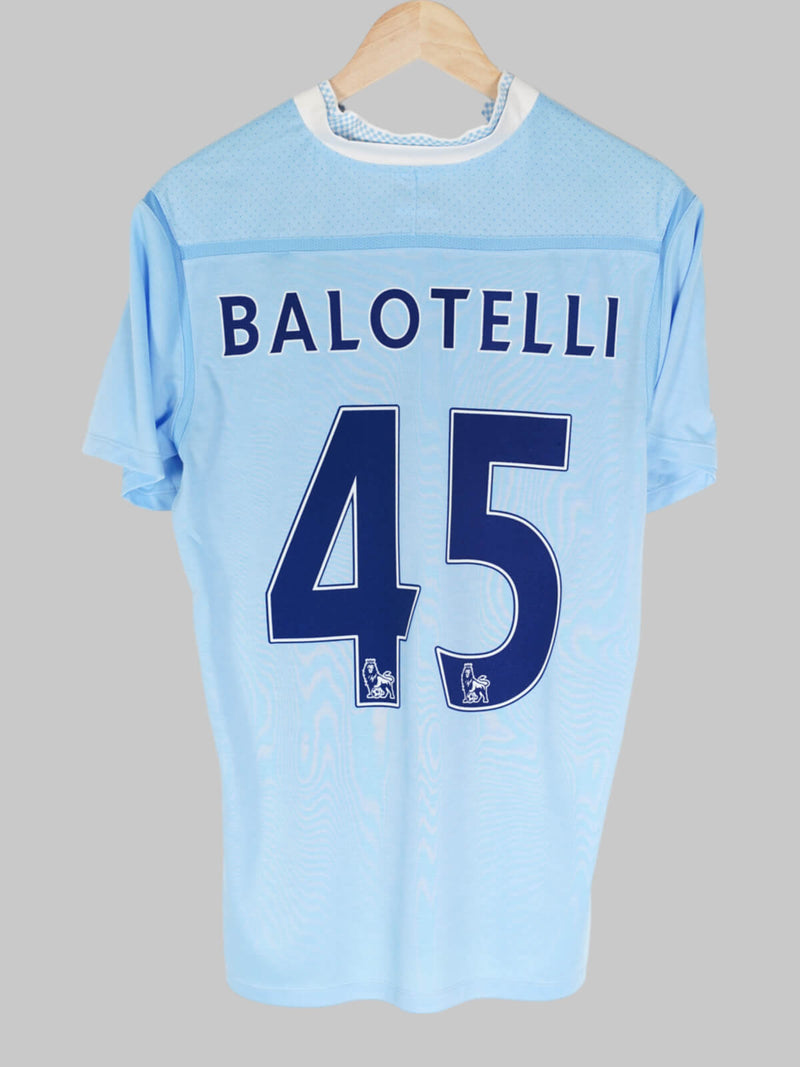 2011/12 Manchester City Balotelli #45 Home Shirt (M)