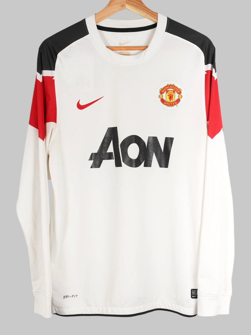 2010/12 Manchester United Rooney #10 Away Shirt L/S (M)