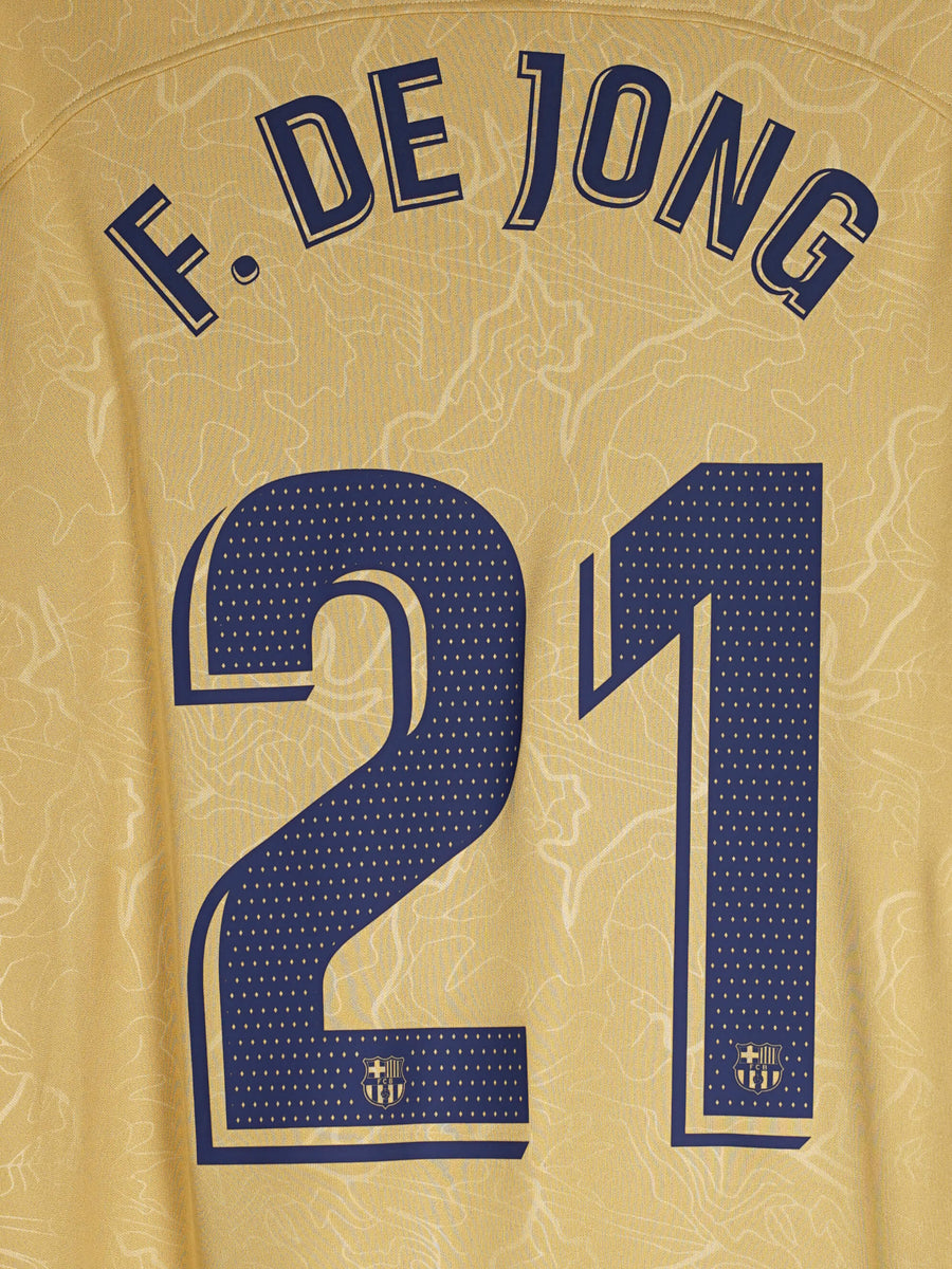 Barcelona Away Shirt 2022/23 F. De Jong 21 (L)
