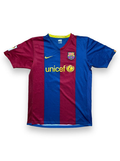 Barcelona Home Shirt 2006/7 Ronaldinho #10 - 8/10 - XL Kids