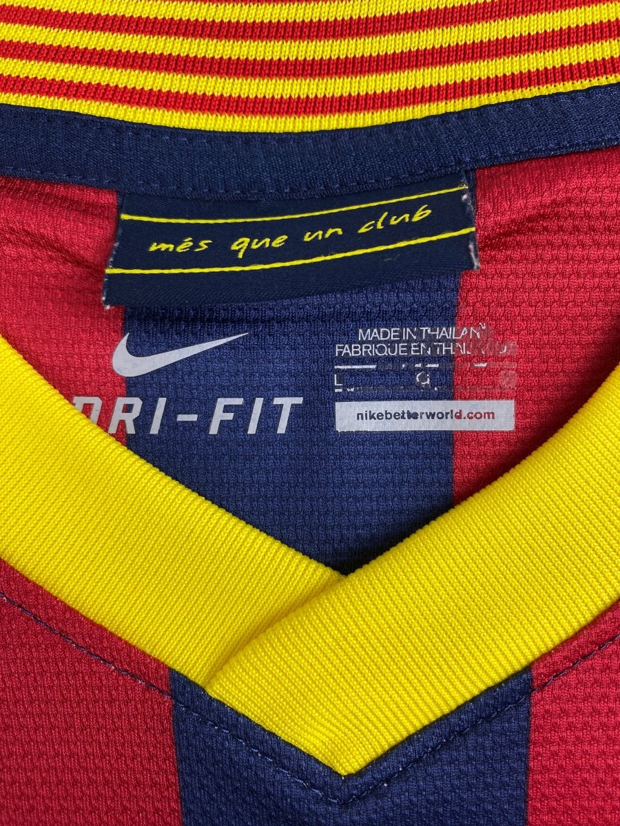 Barcelona home shirt 2013/14 Messi #10 - 8/10 - L