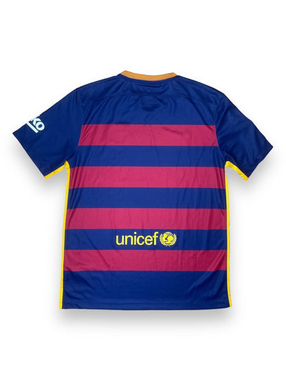 Barcelona Home Shirt 2015/16 - 10/10 - L