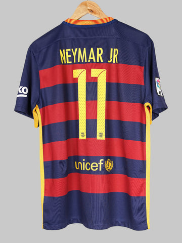 Barcelona Home Shirt 2015/16 Neymar Jr 11 (L)
