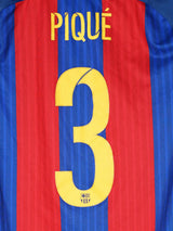 Barcelona Home Shirt 2016/17 Pique 3 (S)