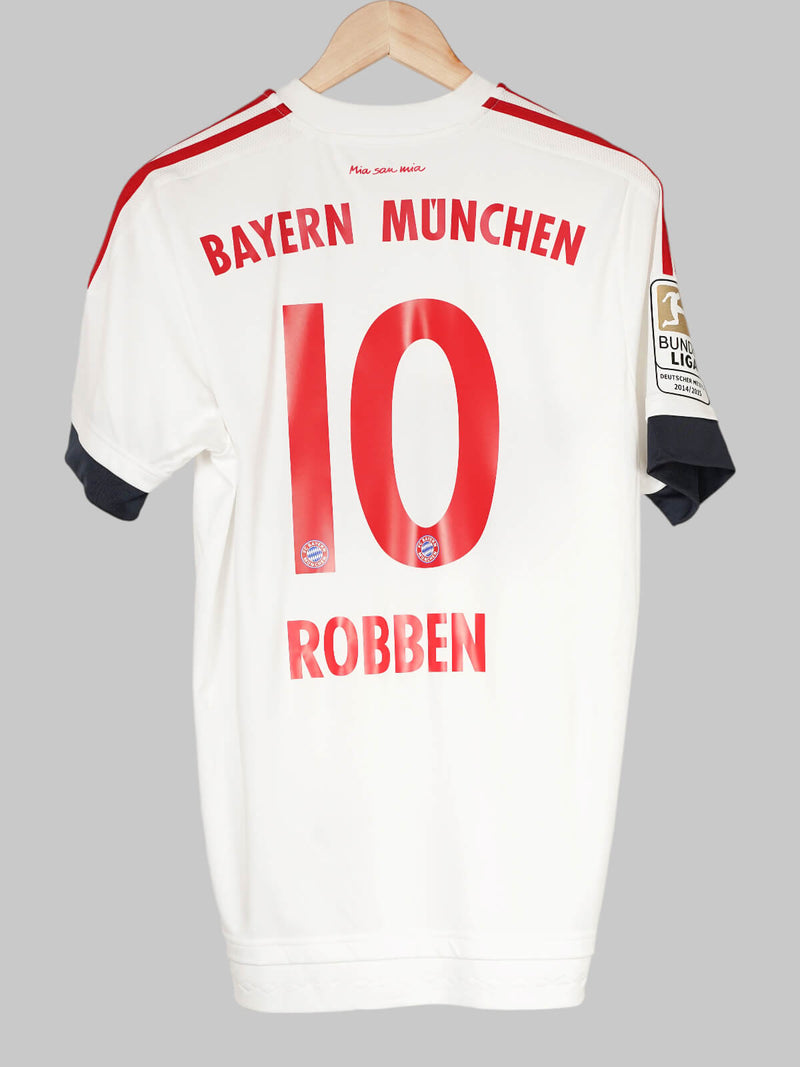 Bayern Munich Away Shirt 2015/16 Robben 10 (M)