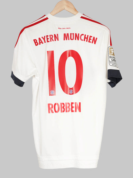 2015/16 Bayern Munich Robben #10 Away Shirt (M) Adidas – First11