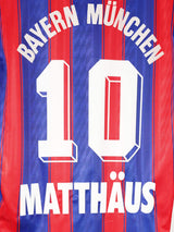 Bayern Munich Home Shirt 1995-97 Matthaus 10 (M)