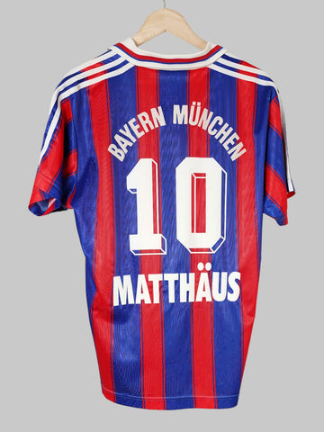 Bayern Munich Home Shirt 1995-97 Matthaus 10 (M)