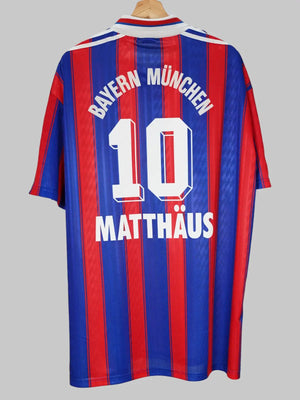Bayern Munich Home Shirt 1995/96 Matthaus 10 (2XL)