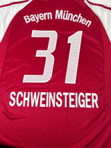 Bayern Munich Home Shirt 2003/4 Schweinsteiger 31 (L)