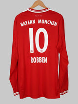 Bayern Munich Home Shirt 2013/14 L/S Robben 10 (XXL)