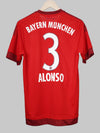 Bayern Munich Home Shirt 2015/16 Alonso #3 (M)