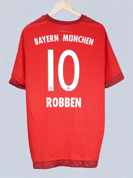 2015/16 Bayern Munich Robben #10 Home Shirt (XXL) Adidas – First11