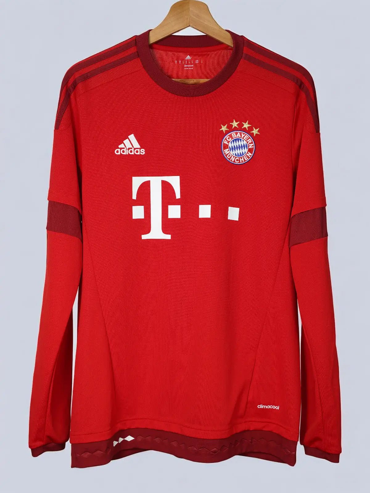 Bayern Munich Home Shirt L/S 2015/16 Lewandowski 9 (M)