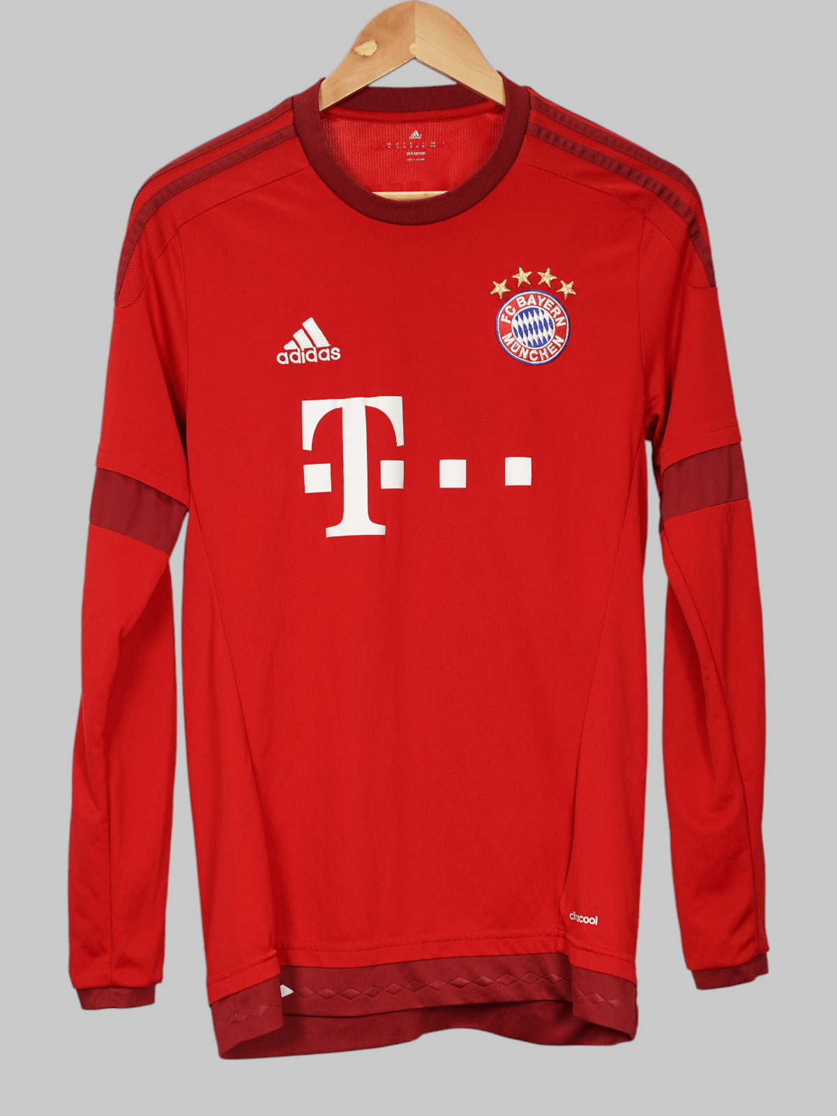 Bayern Munich Home Shirt L/S 2015/16 Robben 10 (M)