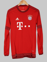 Bayern Munich Home Shirt L/S 2015/16 Robben 10 (M)