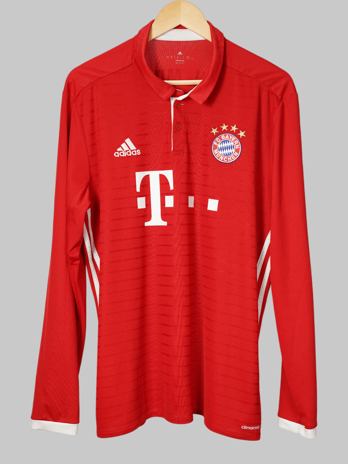 Bayern Munich Home Shirt L/S 2016/17 Ribery 7 (XL)