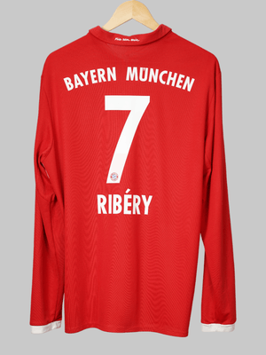 Bayern Munich Home Shirt L/S 2016/17 Ribery 7 (XL)