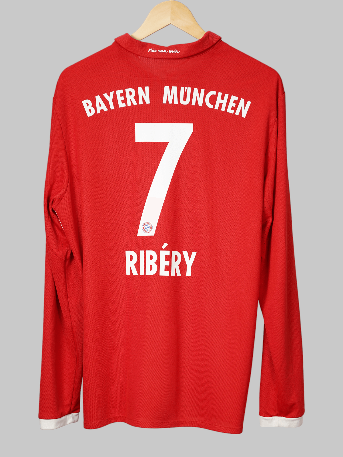 Bayern Munich Home Shirt L/S 2016/17 Ribery 7 (XL)