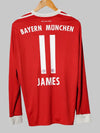 Camiseta de local del Bayern Munich L/S 2017/18 James #11 (M)
