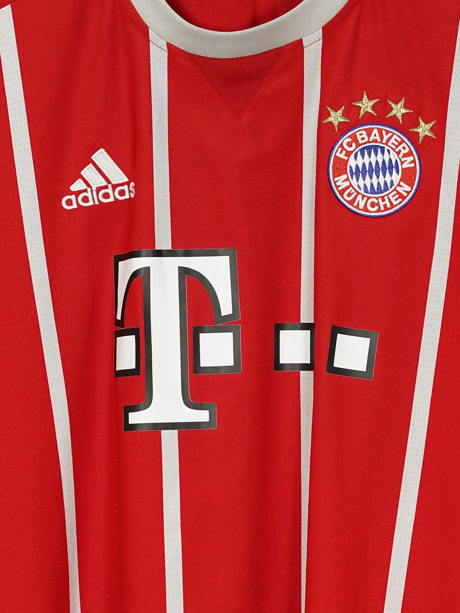 Bayern Munich L/S Home Shirt 2017/18 Vidal 23 (L)