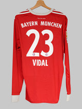 Bayern Munich L/S Home Shirt 2017/18 Vidal 23 (L)
